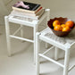 - White Rush Stool - Two Available