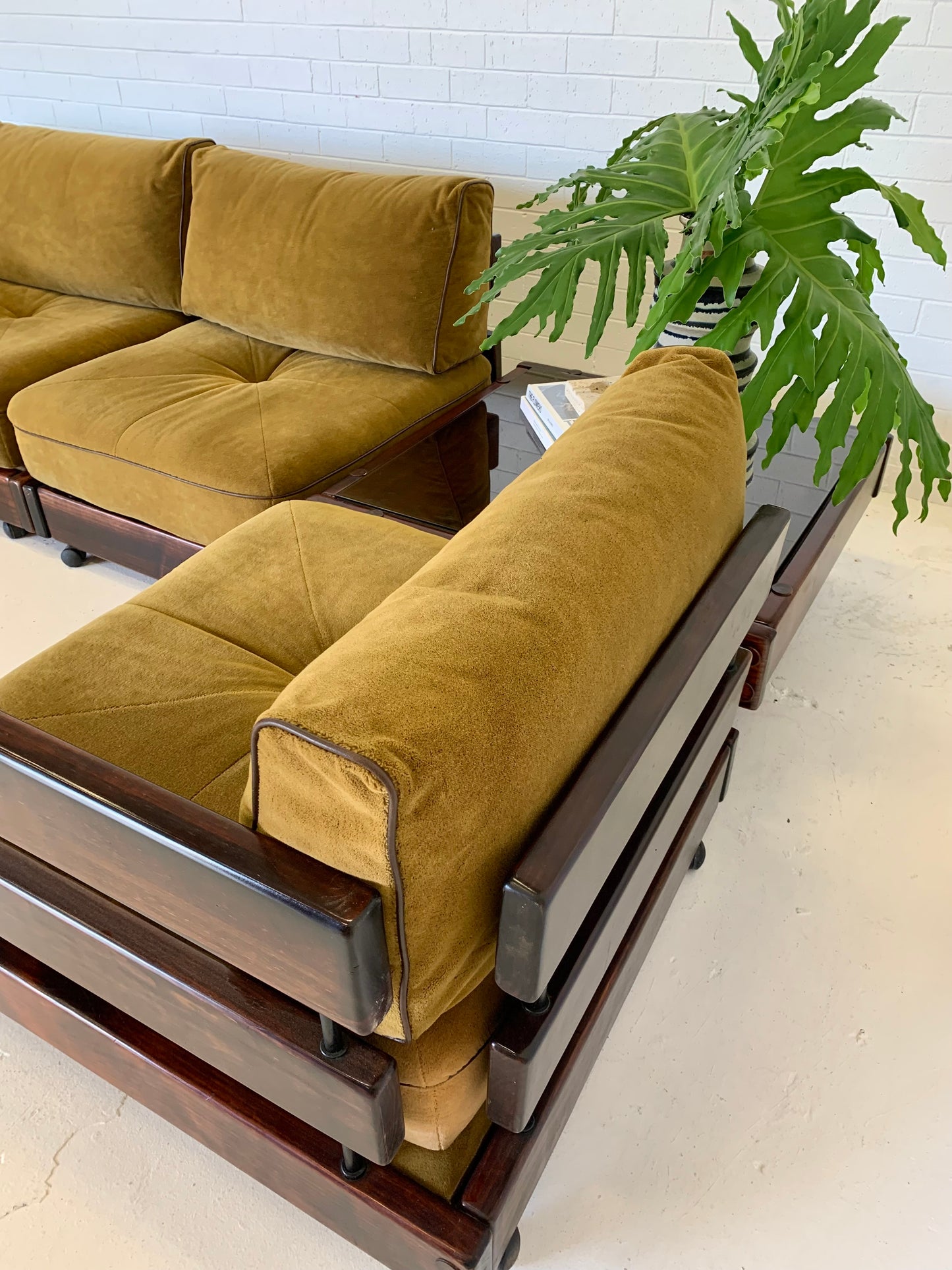 Vintage Post and Rail Modular Sofa