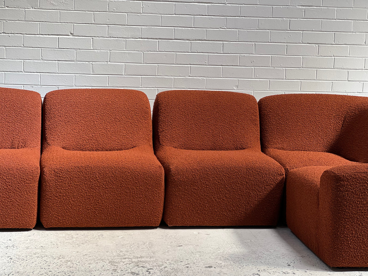 Bespoke Boucle Vintage Modular Sofa