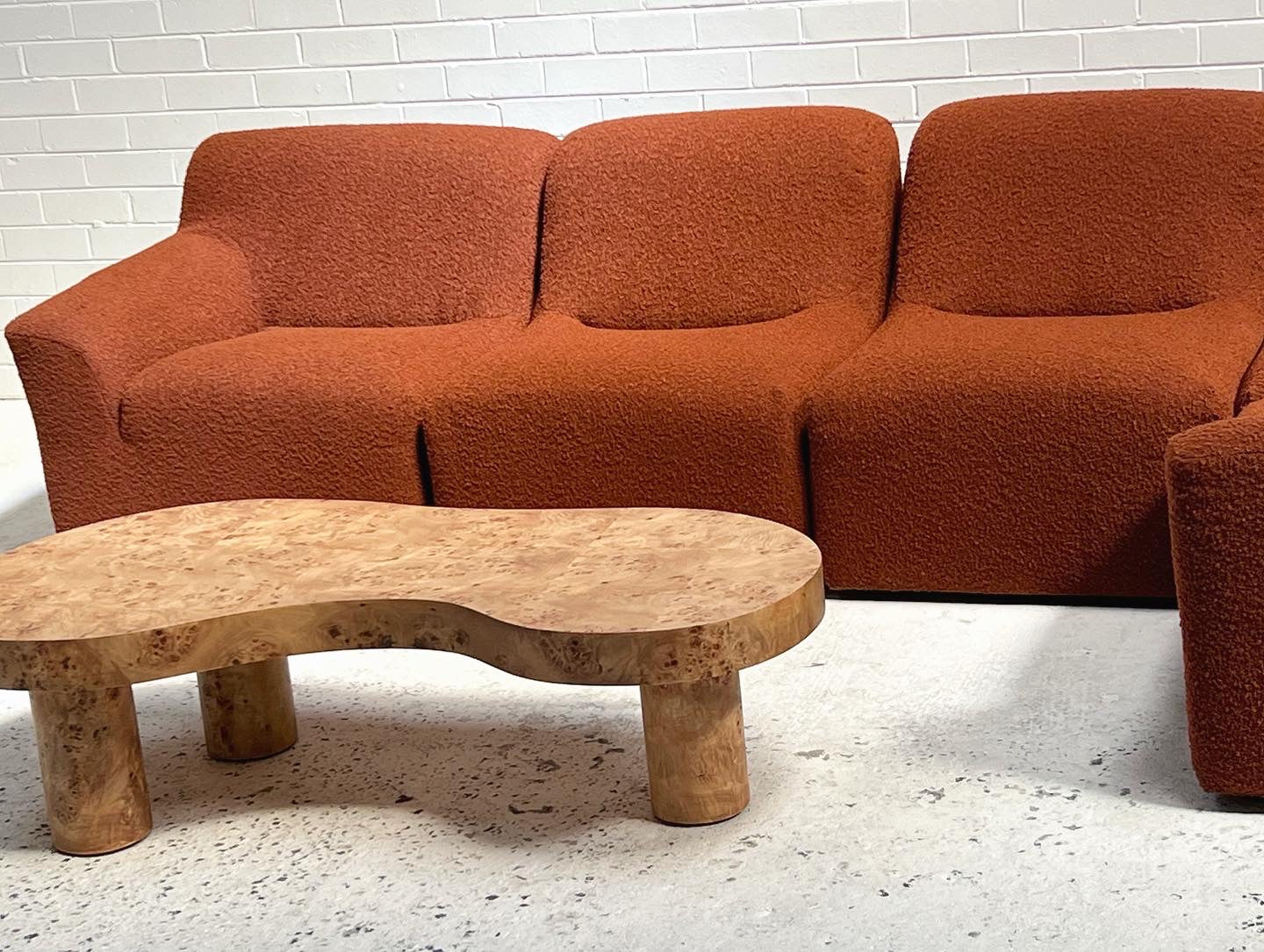 Bespoke Boucle Vintage Modular Sofa
