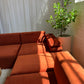 - Copper Velvet Modular Sofa Set