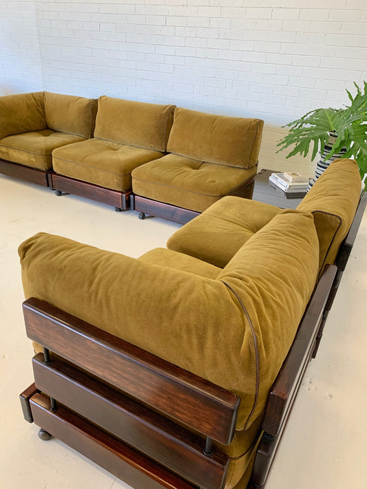 Vintage Post and Rail Modular Sofa