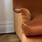 - Custom British Howard & Sons-Style Sofa in Ginger Velvet