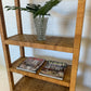 Vintage Rattan Bookshelf