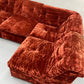 Vintage Velvet Modular Sofa - Seven Piece Set