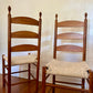 Shaker Style Ladderback Chairs - Six Available