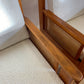 Pine and Rattan Boucle Armchair - Two Available
