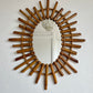 Vintage Italian Bamboo Mirror