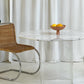 Octagonal Carrara Marble & Lucite Table