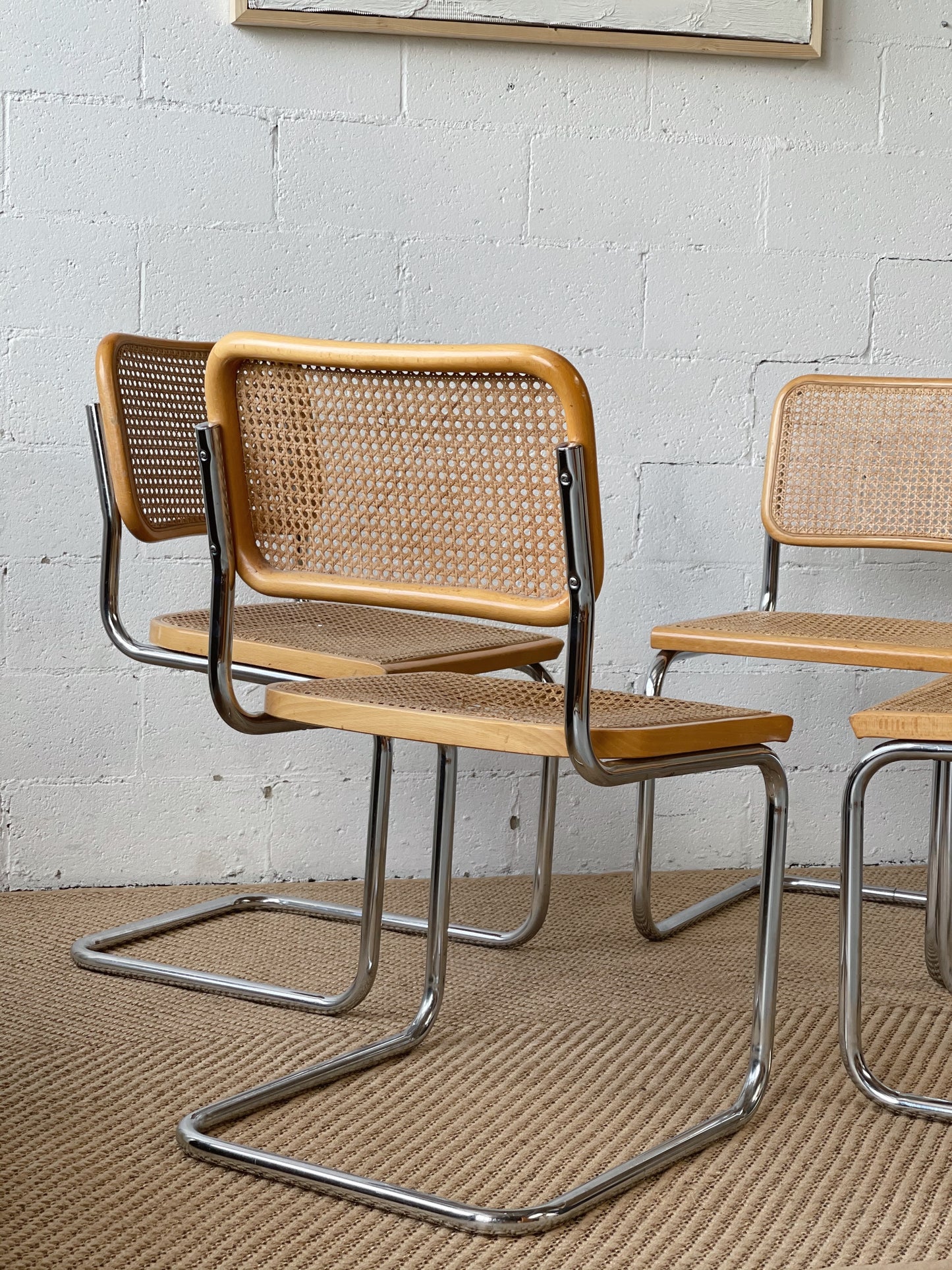 Set of Four Cesca Chairs - Made in Italy