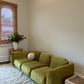 Incredible Chartreuse Velvet Sofa