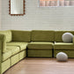 - Bespoke Large Sage Green Modular Sofa