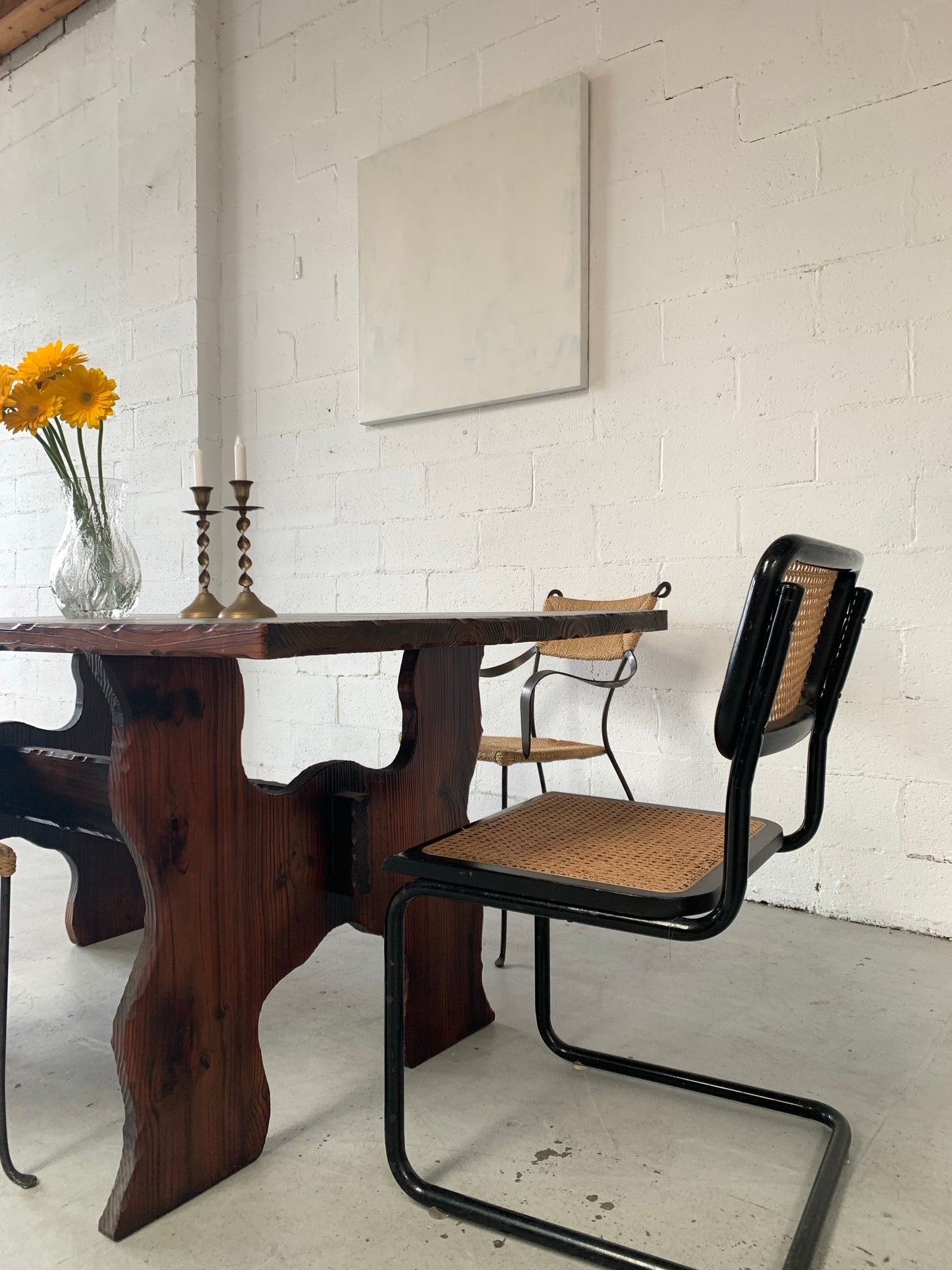 Hand Carved Spanish-Style Dining Table