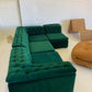 Vintage Fler Velvet Modular Sofa