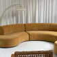 Bespoke Mustard Curvy Modular Sofa