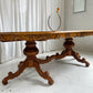 - Large Vintage Burl Carved Table