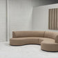 Curved Boucle Modular Sofa