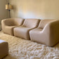 Featherston Numero VII Modular Sofa Reupholstered in Soft Wool