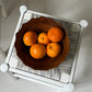 - White Rush Stool - Two Available