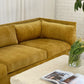 Yellow Velvet Vintage FLER Sofa