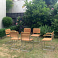 Set of 6 Marcel Breuer Cesca B32 Dining Chairs, Made in Italy