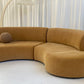 Bespoke Mustard Curvy Modular Sofa